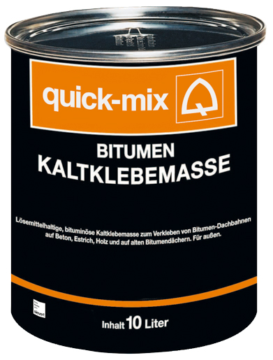 Quick Mix BKK 10,0 lt Bitumen-Kaltklebemasse