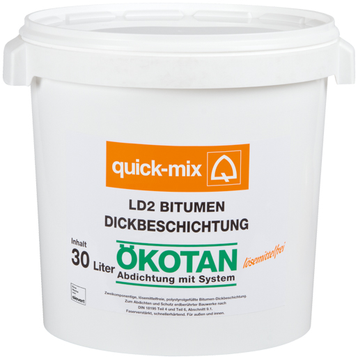 Quick Mix BLD2K LD2 30,0 kg Bitumen-Dickbeschichhtung