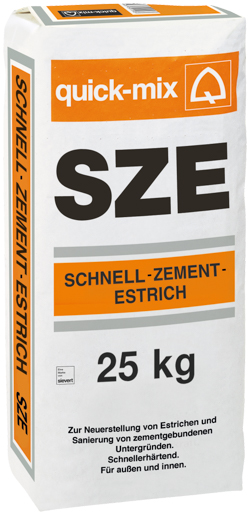 Quick Mix SZE Schnellzement- 25,0 kg Estrich