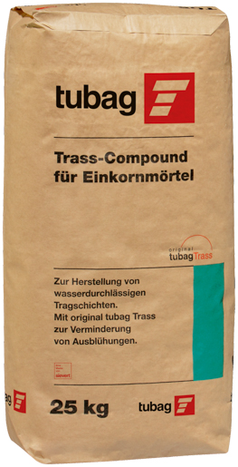 Quick Mix tubag TCE 25,0 kg Trass-Compound für Einkornmörtel