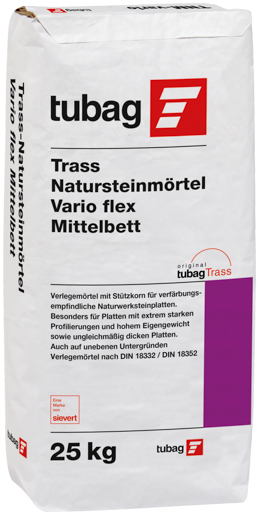 Quick Mix tubag TNM-Vario FX 25,0 kg Trass-Naturstein hellgrau
