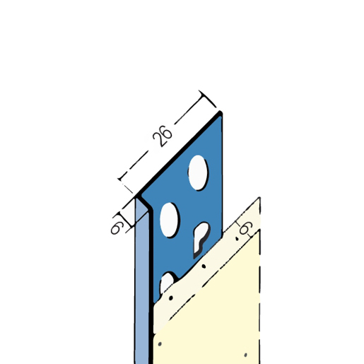 Protektor Putzabschlussprofil 2135 Innen 250cm