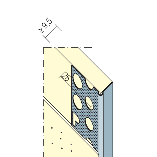 Protektor Kantenprofil Trockenbau 9298 250cm