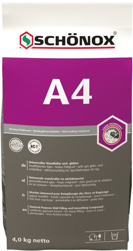 Schönox A4 4,0 kg Wandspachtelmasse