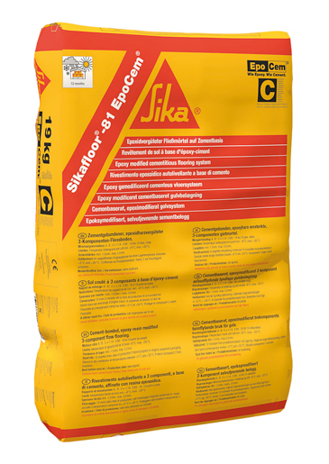 Sika Sikafloor 81 EpoCem (C) 19,0 kg Zementgrau