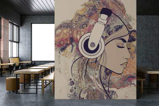 MPlus Chamäleon 2029 L9060-112 90x60cm Acryl Lady 3 Leinwand