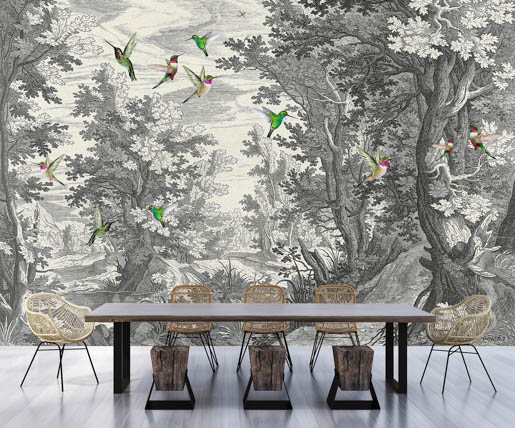 MPlus Chamäleon 2029 V600-132 400x270cm Fancy Forest 1 130 g/qm Mattvlies