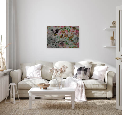 MPlus Chamäleon 2029 V200-146 400x270cm Funky Birds 1 200g/qm Premiumvlies