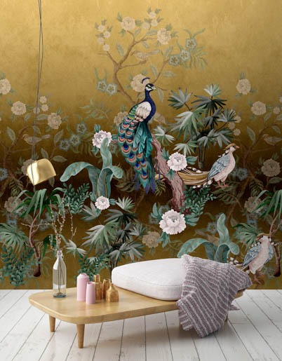 MPlus Chamäleon 2029 V200-158 400x270cm Peacock Island 3 200g/qm Premiumvlies