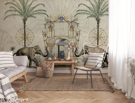 MPlus Chamäleon 2029 V200-159 400x270cm Nostalgic Elefant 200g/qm Premiumvlies