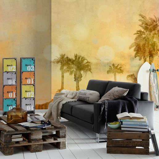 MPlus Chamäleon 2029 V100-163 400x270cm Palm Oasis 1 Strukturvlies