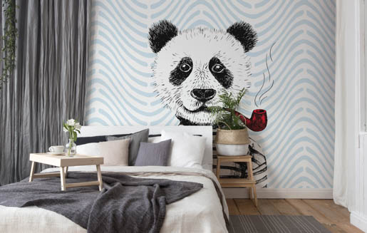 MPlus Chamäleon 2029 V200-177 400x270cm Modern Panda 1 200g/qm Premiumvlies