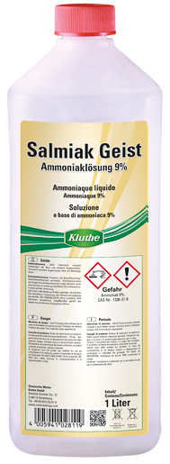 Kluthe Salmiakgeist light 9% 1,0 lt