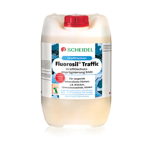 Fluorosil Scheidel Fluorosil Traffic 5,0 lt Graffitischutz-Imprägnierung BASt ...