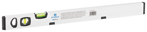 Storch Aluminium Wasserwaage mit Magneten, Messgenauigkeit 0,5 mm/m kaufen bei Proma Farben