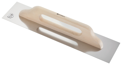 Storch Edelstahl-Glättekelle "Schweizer Form" – 480x130 mm/0,7 mm kaufen bei Proma Farben