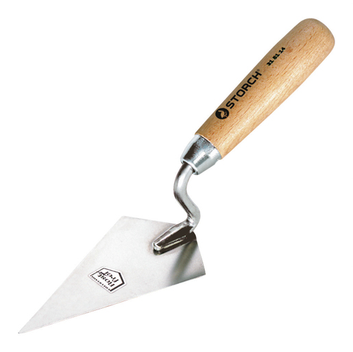 Storch Edelstahl-Hamburger-Spitzkelle – 140 mm / 0,7 mm kaufen bei Proma Farben