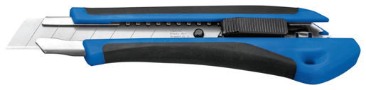 Storch Abbrechmesser Schwarz/Blau breit – 18 mm kaufen bei Proma Farben