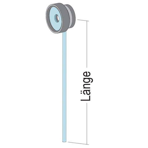 Protektor Ösendraht 50 cm 56344 schallentkoppelt 100 Stück