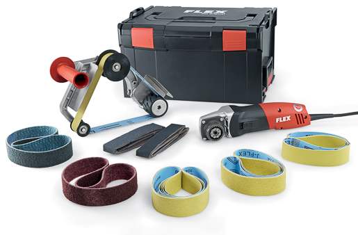 Flex 433446 Rohr Bandschleifer Set BRE 14-3 125 Set 230/CEE
