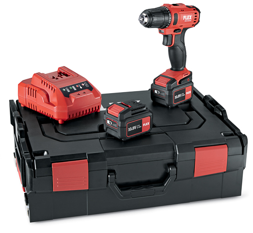 Flex 418064 Akku-Bohrschrauber-Set 10,8V Light Duty DD 2G 10.8-LD, 2-Gang