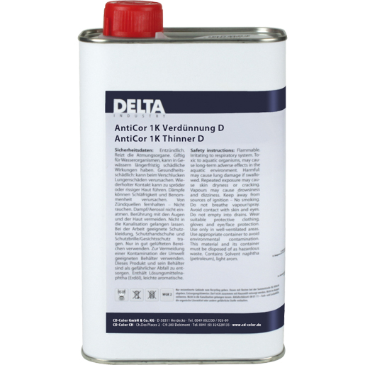 Delta AntiCor 1K-Verdünnung D 1,0 lt