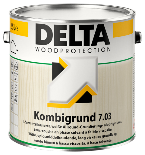 Delta WP Kombigrund 7.03 2,5 lt weiß