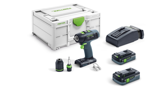 Festool 576446 Akku-Bohrschrauber T 18+3 HPC 4,0 I-Plus