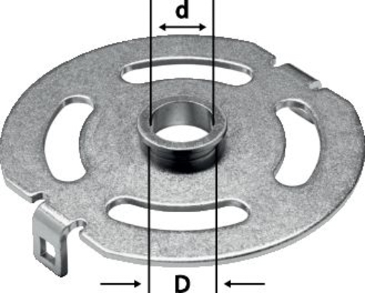 Festool 492181 Kopierring KR-D 17/OF1400/VS 600