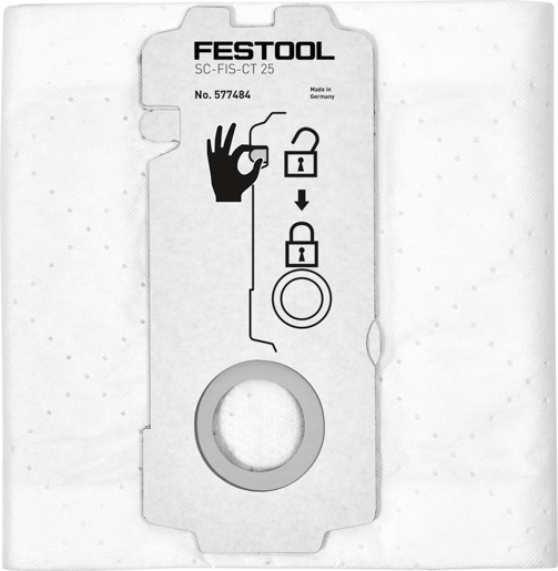 Festool 577484 Filtersack Selfclean SC-FIS-CT 25/5 (1PCK = 5STK)