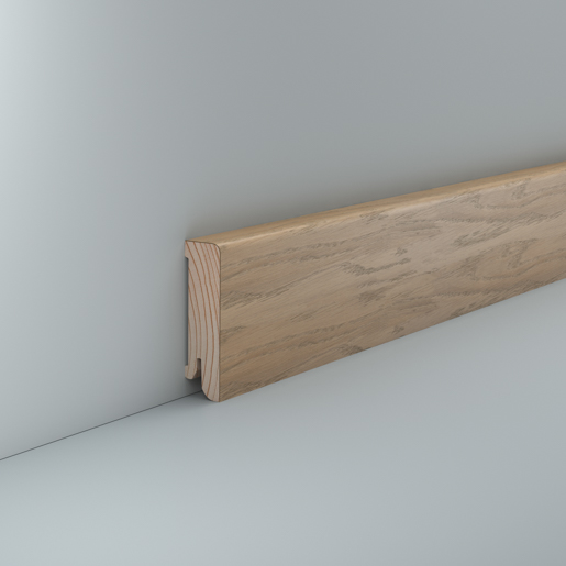 Südbrock 16.61.46 Eiche sandgrau 250cm Holzfußleiste 16 x 60 mm furniert