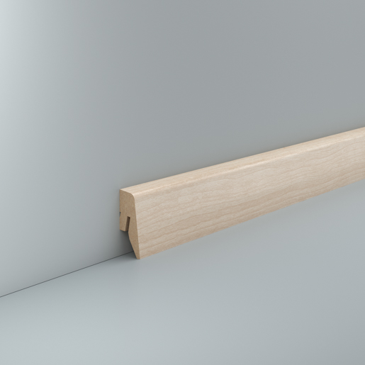 Südbrock 718.4015 Ahorn 250cm PG 1 MDF-Fußleiste 15 x 40 mm