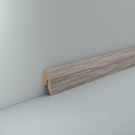 Südbrock 718.4025 Nussbaum Color. 250cm PG 1 MDF-Fußleiste 15 x 40 mm