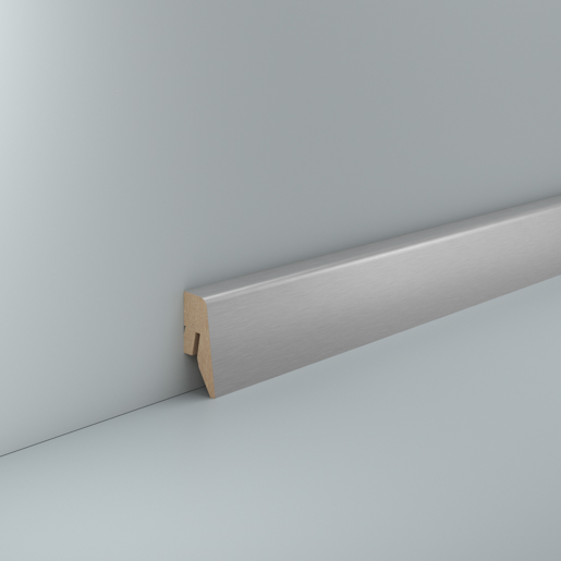 Südbrock 718.4032 Aluminium 250cm PG 2 MDF-Fußleiste 15 x 40 mm