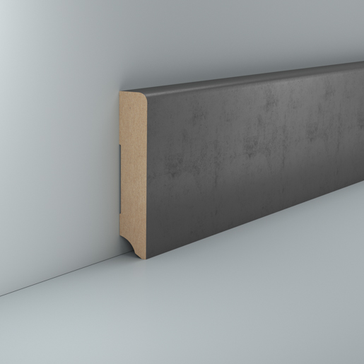 Südbrock 720.1996.46 Stahl natur 250cm PG 2 MDF-Fußleiste 19x96mm (720.096.46)