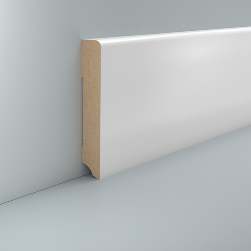 MPlus Südbrock SL 720.115 19x115mm 250cm 720.19115 MDF Folie weiß abger.lackierf