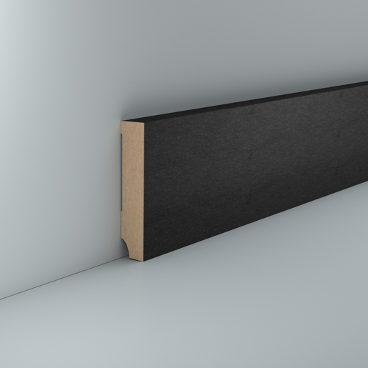 Südbrock 721.1680.45 Stahl dunkel 250cm PG 2 MDF-Fußleiste 16 x 80 mm