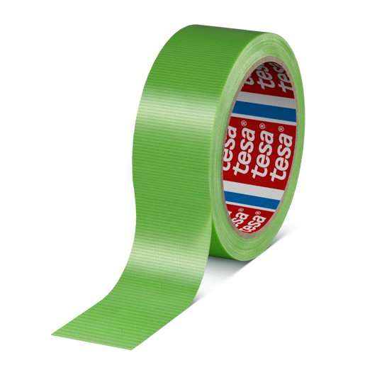 Tesa 4621 Allzweck Putzband Gewebe 25m:50mm, leucht hellgrün
