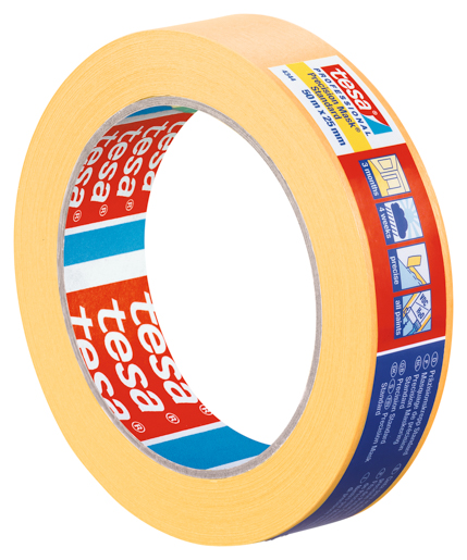 Tesa 4344 Präzisionskrepp Standard 50m:25mm, dunkelorange