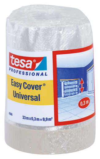 Tesa 4368 Easy Cover Folie 33m:300mm, hellbeige / matt