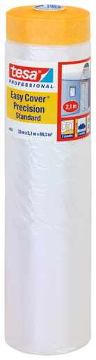 Tesa 4402 Easy Cover Präzision Standard 33m:2100mm, orange, Folie matt