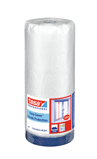 Tesa 4498 Easy Cover UV Gewebe Basic 17m:2600mm, dunkelblau