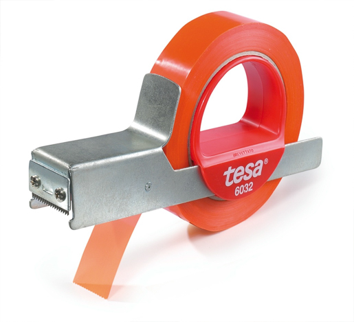 Tesa 6032 Handabroller bis 25mm, Strapping-/Filamentklebebänder