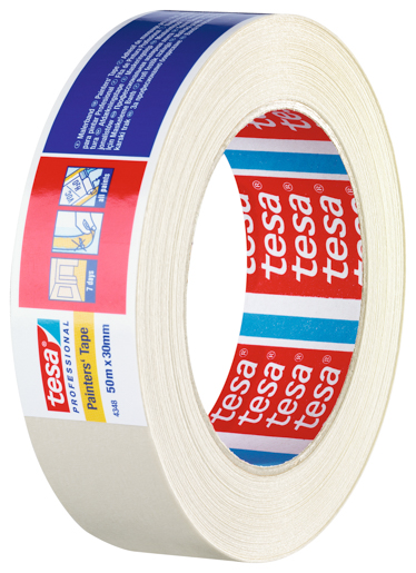Tesa 4348 Tesakrepp Malerband 50m:30mm, hellbeige