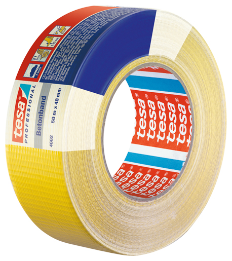 Tesa 4662 Duct Tape 50m:48mm, gelb