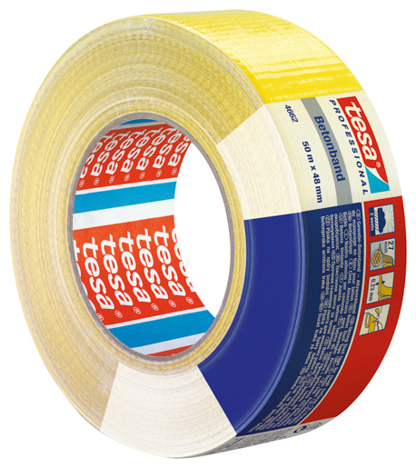 Tesa 4662 Duct Tape 50m:48mm, gelb