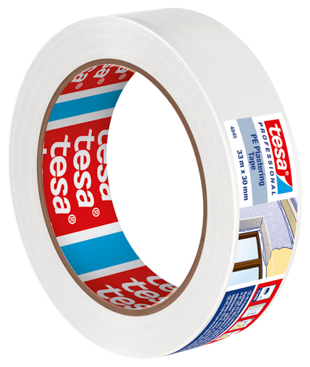 Tesa 4845 Putzband PE 33m:30mm, weiß