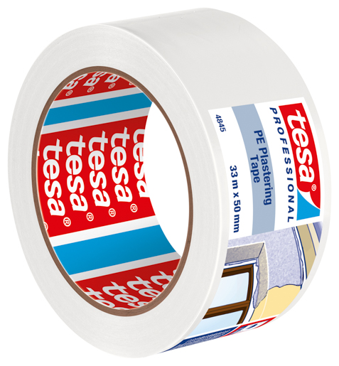 Tesa 4845 Putzband PE 33m:50mm, weiß