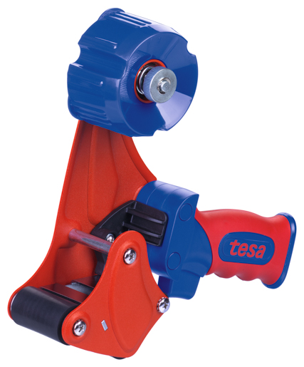 Tesa 56402 Handabroller Premium für Paketband-Rollen bis 66m:50mm
