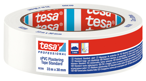 Tesa 60399 Putzband PVC Standard 33m:30mm, weiß